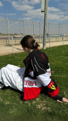 JEDIX Inspired by Ferrari F1 Oversized Racing Jacket – Premium Motorsport Streetwear Windbreaker (Copy)