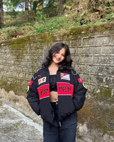 JEDIX Inspired by Ferrari F1 Oversized Racing Jacket – Premium Motorsport Streetwear Windbreaker