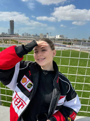JEDIX Inspired by Ferrari F1 Oversized Racing Jacket – Premium Motorsport Streetwear Windbreaker (Copy)