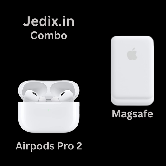 Jedix Airpods Pro 2nd Generation ANC | Free 5000mAh MagSafe Powerbank | (Type-C) 100% Hassle-Free Warranty