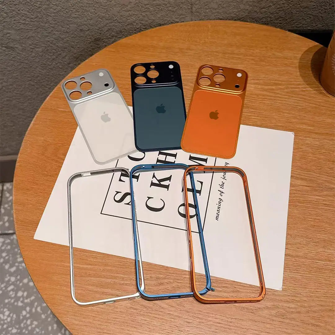 Convert Your iPhone Instantly to iPhone 17 Pro Series - Side Bumper And Back Panel - Jedix