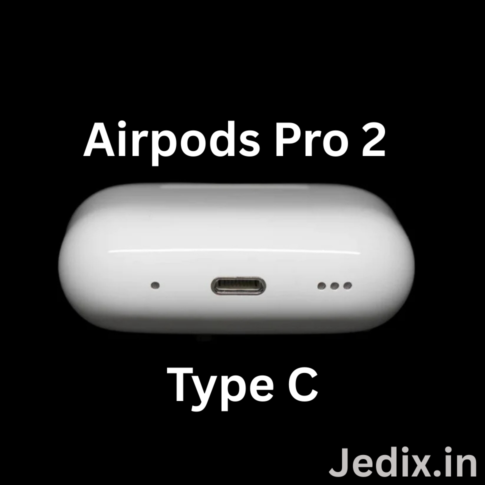 Jedix Airpods Pro 2nd Generation ANC | Free 5000mAh MagSafe Powerbank | (Type-C) 100% Hassle-Free Warranty
