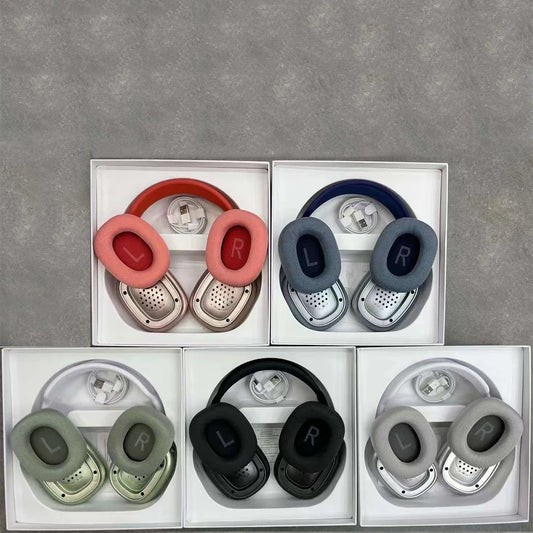 JEDIX AirPods Max Wireless Over-Ear Headphones, Pro-Level Active Noise Cancellation, Transparency Mode, Personalised Spatial Audio, USB-C Charging, Bluetooth Headphones for iPhone