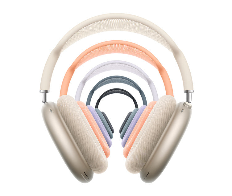 JEDIX AirPods Max Wireless Over-Ear Headphones, Pro-Level Active Noise Cancellation, Transparency Mode, Personalised Spatial Audio, USB-C Charging, Bluetooth Headphones for iPhone