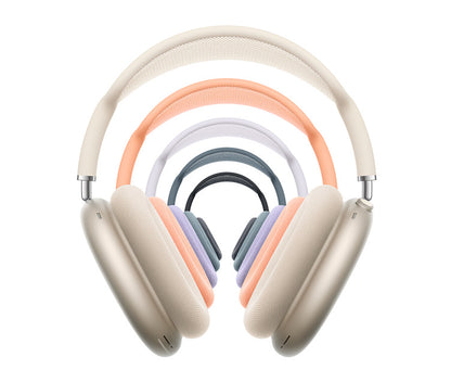 JEDIX AirPods Max Wireless Over-Ear Headphones, Pro-Level Active Noise Cancellation, Transparency Mode, Personalised Spatial Audio, USB-C Charging, Bluetooth Headphones for iPhone