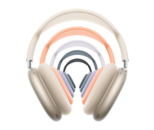 JEDIX AirPods Max Wireless Over-Ear Headphones, Pro-Level Active Noise Cancellation, Transparency Mode, Personalised Spatial Audio, USB-C Charging, Bluetooth Headphones for iPhone